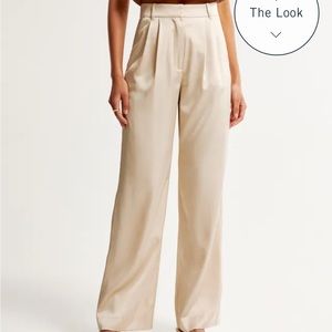 Abercrombie Sloane Tailored Satin Pant Size Small